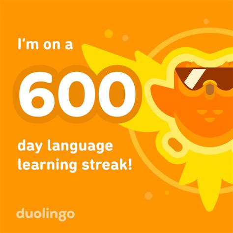 Duolingo streak .
